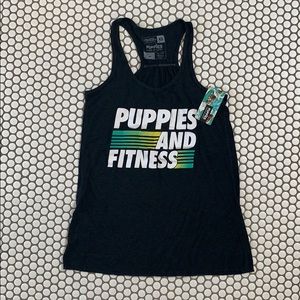 Puppies make me happy workout tank